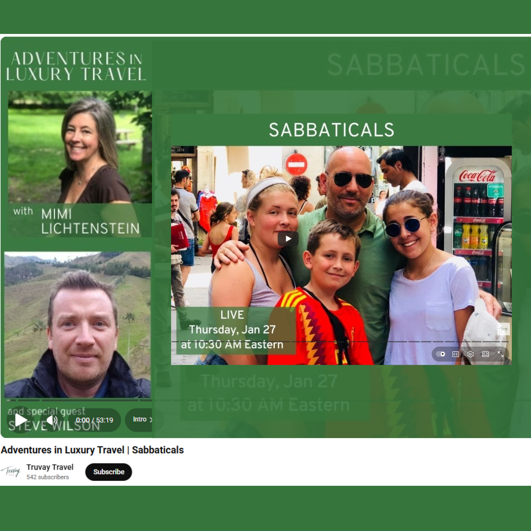 LiNGER & Mimi Liechtenstein podcast - how to plan a luxury sabbatical
